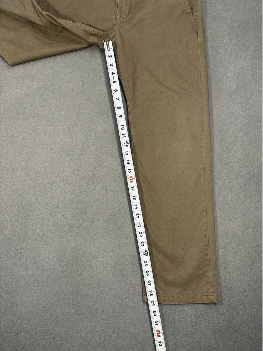 Flag & Anthem Straight Leg Khaki Chino Pants Men’s 32x29 Stretch Cotton